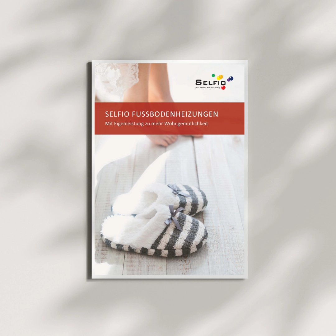 Produktbroschüre "Selfio Fußbodenheizungssysteme im Überblick"